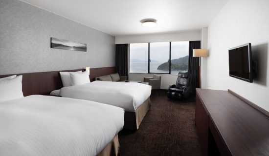 Privilege Room with 2 single beds and 1 extra bed, Ocean/Sea view