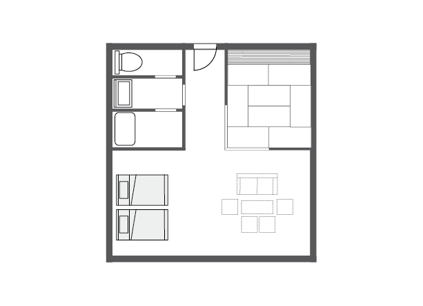 Room floor plan| Mercure Kyoto Miyazu Resort & Spa