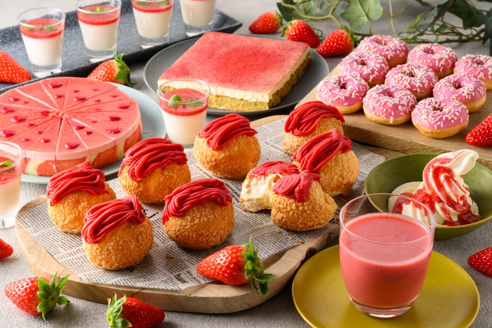 【春季限定】ビュッフェに華やかないちごメニューが登場